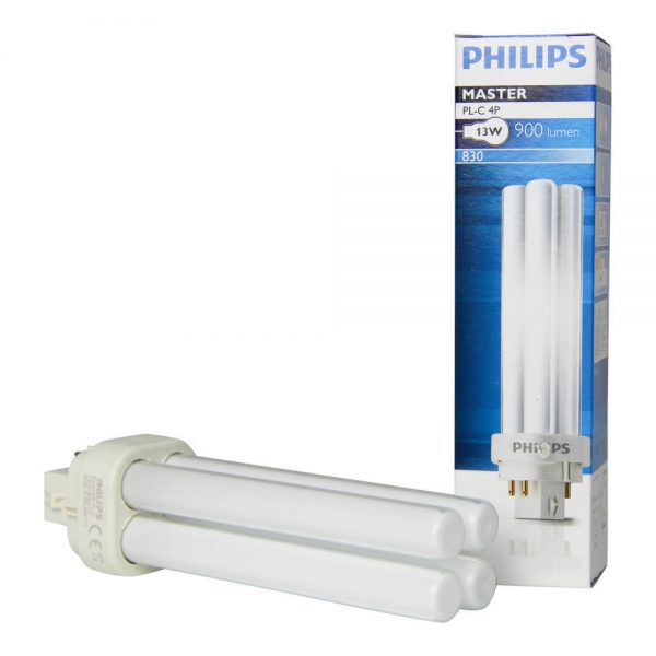 Philips PL-C 13W 830 4P (MASTER) | Warm Wit - 4-Pin