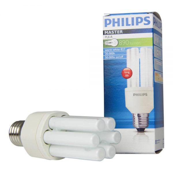 Philips PL-Electronic 15W 827 E27 (MASTER) | Zeer Warm Wit