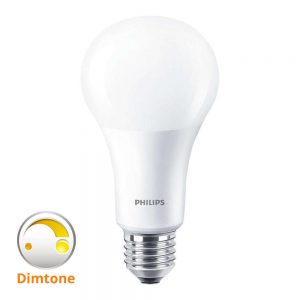 Philips LEDbulb E27 A67 15W 827 Mat (MASTER) | DimTone Dimbaar - Vervangt 100W