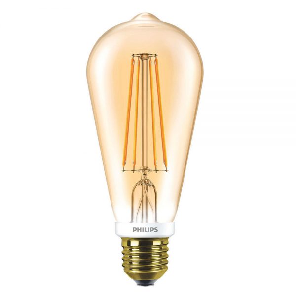 Philips Classic LEDbulb E27 Edison 7W 825 Goud | Dimbaar - Vervangt 55W