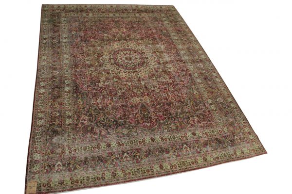 Antiek Meshed tapijt 430cm x 326cm 80-90 jaar oud