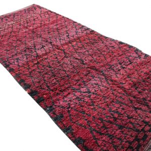 Beni Mguild rood, 482cm x 205cm hoogpolig vloerkleed (libelle kerst 2018)
