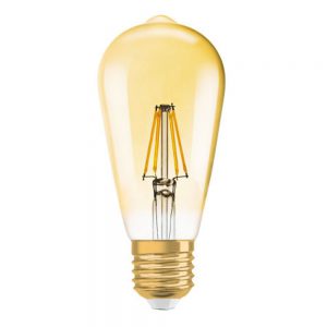 Osram Vintage 1906 LED E27 Edison 4W 824 Goud | Vervangt 35W