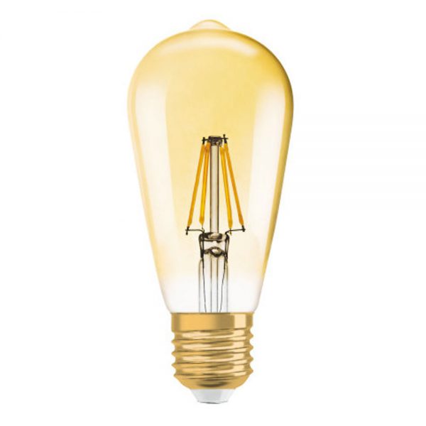 Osram Vintage 1906 LED E27 Edison 4W 824 Goud | Vervangt 35W