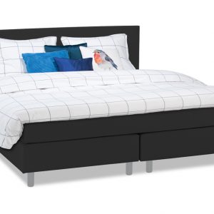 Boxspring Colorado Vlak Denver Met Gestoffeerd Matras Beddenreus