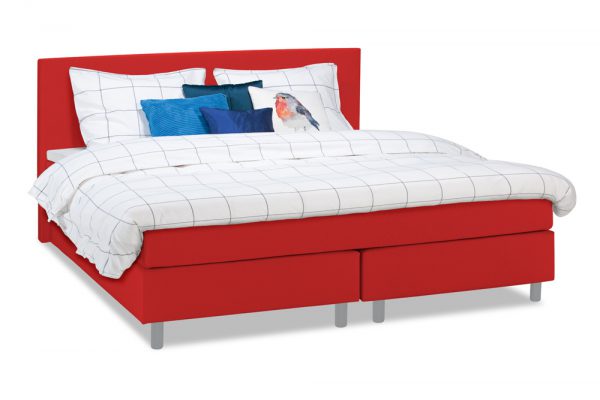 Boxspring Colorado Vlak Denver Met Gestoffeerd Matras Beddenreus