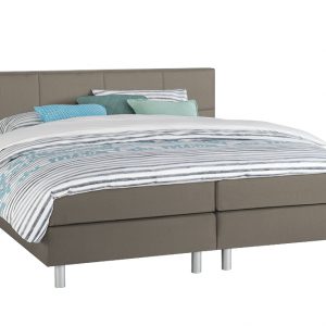 Boxspring Iowa Vlak Met Gestoffeerd Matras Beddenreus