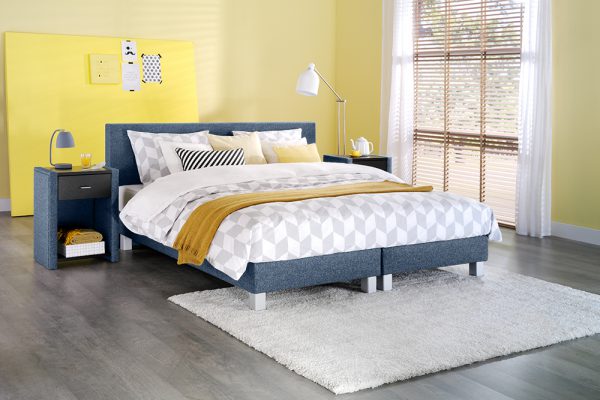 Boxspring Kerry De Luxe Vlak Met Polyether Matras Beddenreus