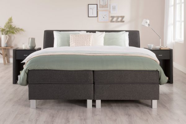 Boxspring Morero Vlak Met Gestoffeerd Matras Beddenreus