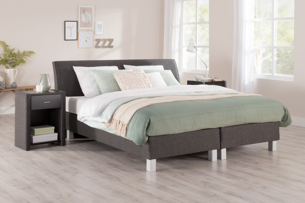 Boxspring Morero Vlak Met X1000 Matras Beddenreus