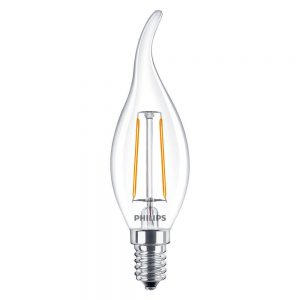 Philips Classic LEDcandle E14 BA35 2.5W 827 Helder | Vervangt 25W