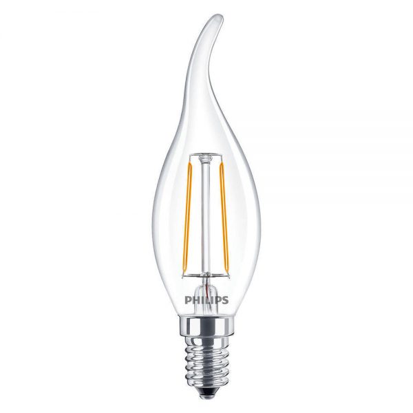 Philips Classic LEDcandle E14 BA35 2.5W 827 Helder | Vervangt 25W