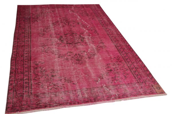 vintage vloerkleed fuchsia 272cm x 168cm