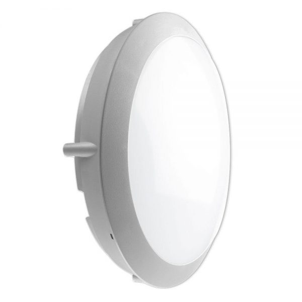 Noxion LED Bulkhead Pro met Sensor 4000K 13W Grijs | Vervangt 2x18W