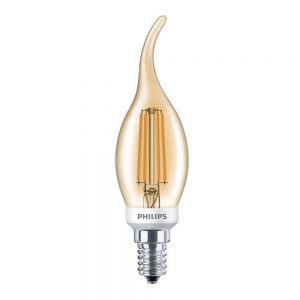 Philips Classic LEDcandle E14 BA35 5W 825 Goud | Dimbaar - Vervangt 35W