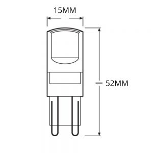 Osram Parathom Pin G9 2.6W 840 Helder | Vervangt 30W