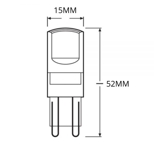 Osram Parathom Pin G9 2.6W 840 Helder | Vervangt 30W