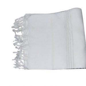 Hamamdoek, heel licht groen 100% katoen 100cm x 180cm 100% geweven katoenen handdoek.