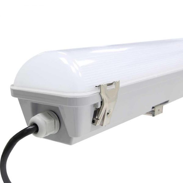Noxion LED Armatuur Waterdicht Pro 60cm 4000K 2550lm | Doorvoerbedrading (5x2.5mm2) - Vervangt 2x18W