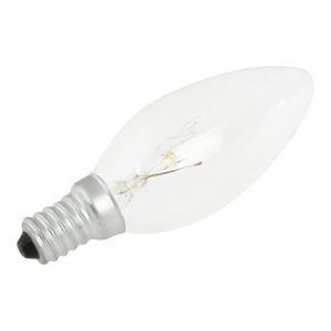 Kaarslamp E14 15W 230v Helder