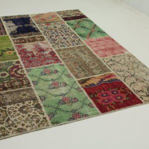 patchwork vloerkleed 240cm x 170cm