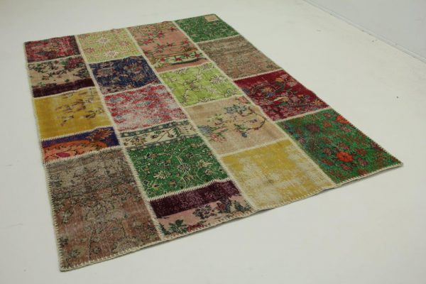 patchwork vloerkleed 240cm x 170cm