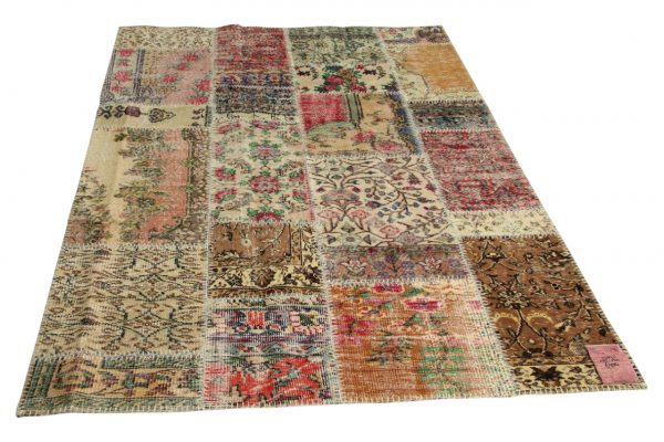 patchwork vloerkleed 235cm x 160cm