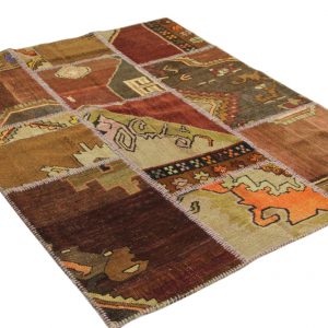 patchwork vloerkleed 195cm x 151cm