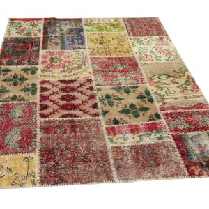 patchwork vloerkleed 240cm x 170cm