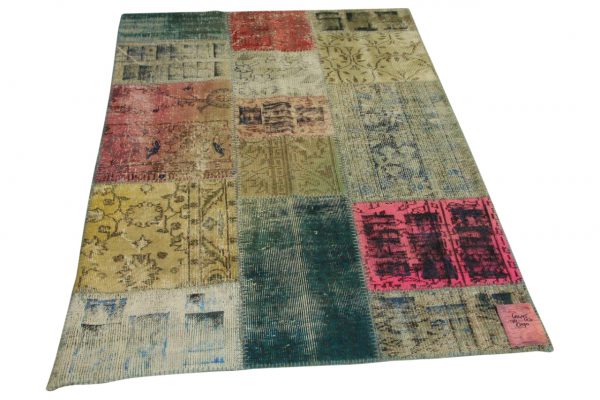 patchwork vloerkleed 178cm x 123cm