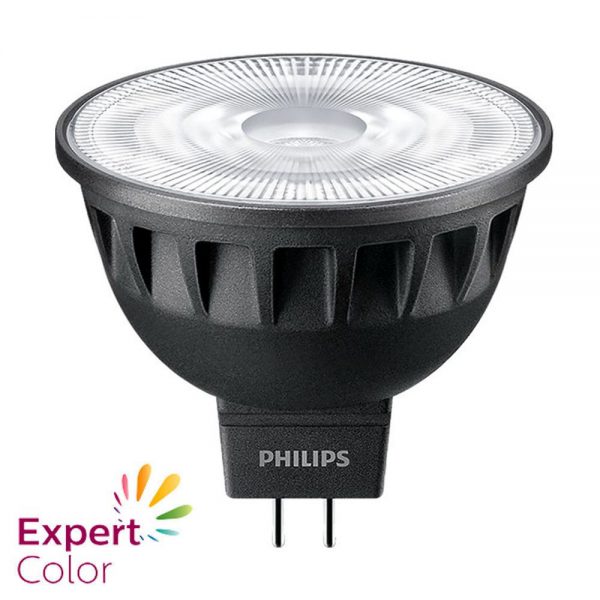 Philips LEDspot ExpertColor GU5.3 MR16 6.5W 927 24D (MASTER) | Zeer Warm Wit - Beste Kleurweergave - Dimbaar - Vervangt 35W