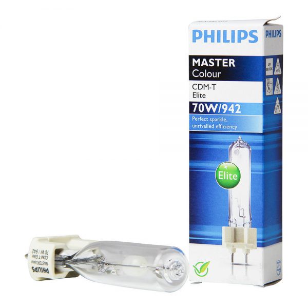 Philips MASTERColour CDM-T Elite 70W 942 G12 | Koel Wit - Beste Kleurweergave
