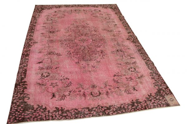 roze vloerkleed 272cm x 171cm