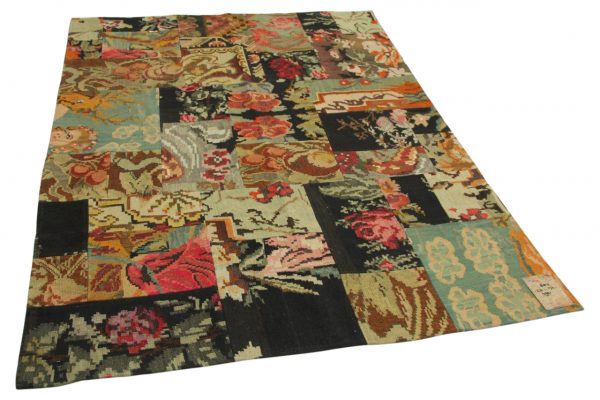 rozenkelim patchwork 232cm x 172cm