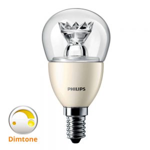 Philips LEDluster E14 P50 8W 827 Helder (MASTER) | DimTone Dimbaar - Vervangt 60W