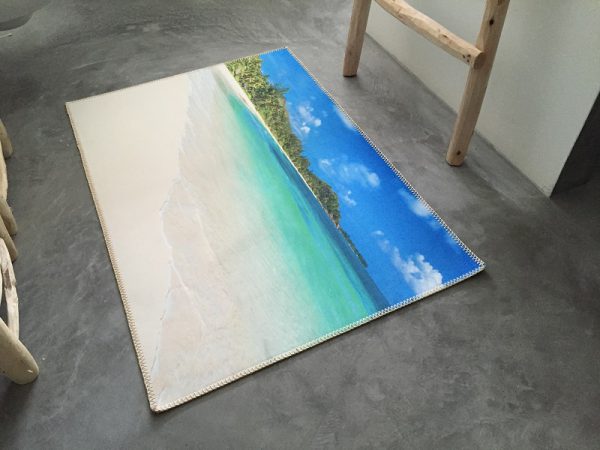 UITVERKOOP Nog 3 op voorraad Badmat strand 100cm x 70cm 100% polyester