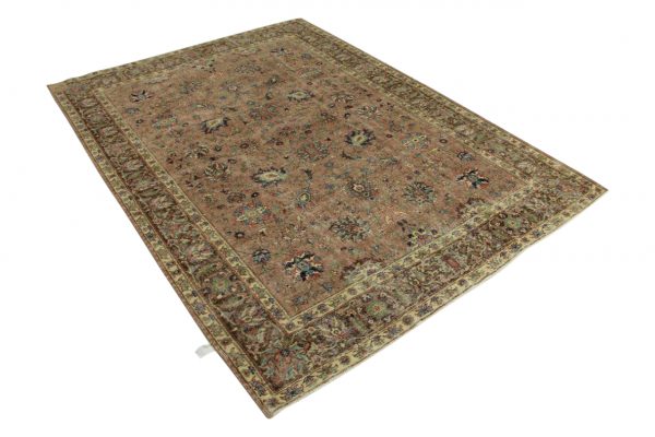 vintage vloerkleed taupe 284cm x 202cm