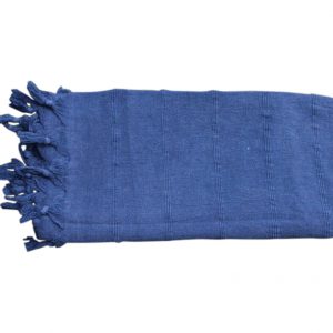 verwassen hamamdoek donkerblauw zwart 165cm x 85cm