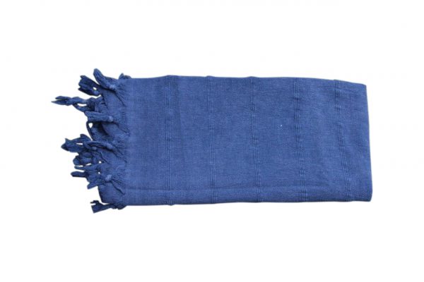 verwassen hamamdoek donkerblauw zwart 165cm x 85cm