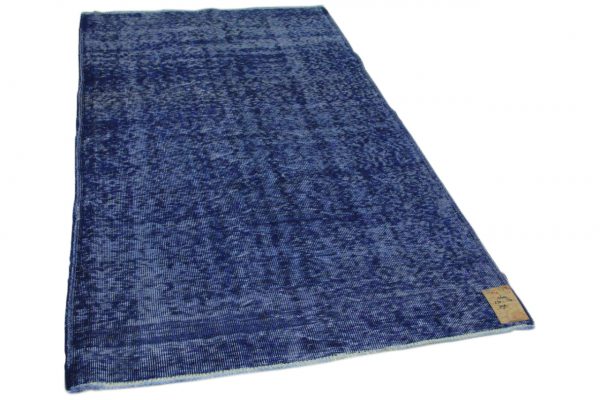 vintage vloerkleed donkerblauw 250cm x 150cm (libelle week 52)