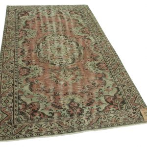 vintage vloerkleed roze 255cm x 153cm