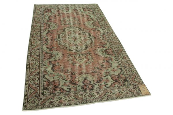 vintage vloerkleed roze 255cm x 153cm