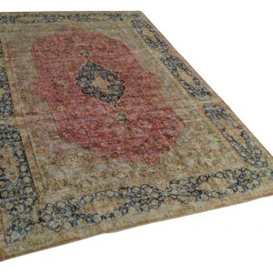 vintage vloerkleed rood, blauw 412cm x 295cm