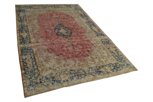 vintage vloerkleed rood, blauw 412cm x 295cm