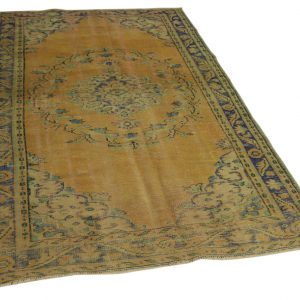 vintage vloerkleed oranje 268cm x 156cm