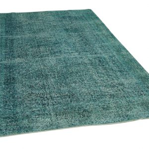 vintage vloerkleed blauw 303cm x 205cm