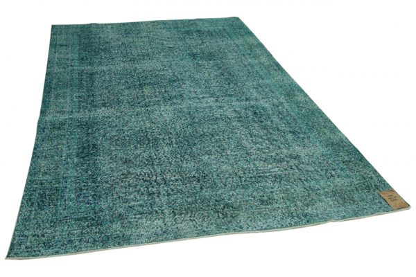 vintage vloerkleed blauw 303cm x 205cm