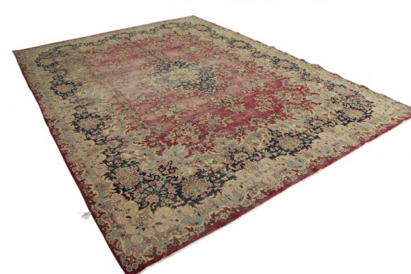 vintage vloerkleed rood 400cm x 300cm