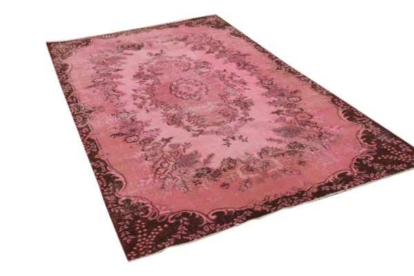 Vintage vloerkleed, roze, 267cm x 163cm