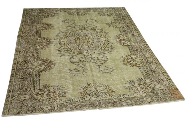 vintage vloerkleed beige 232cm x 177cm